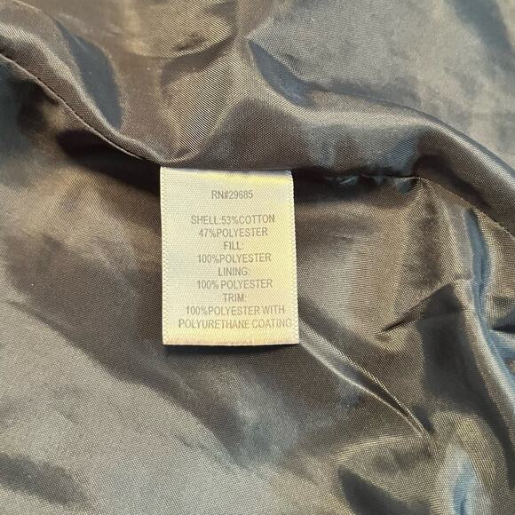 Pendleton Quilted Vest Women Size M Full Zip Navy Blue - Picture 12 of 12